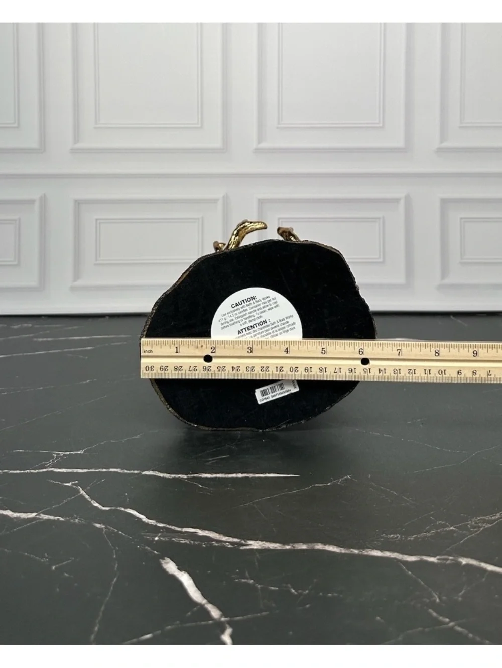 Bath & Body Works Halloween Skeleton Graveyard Decoration 3 Wick Candle Holder